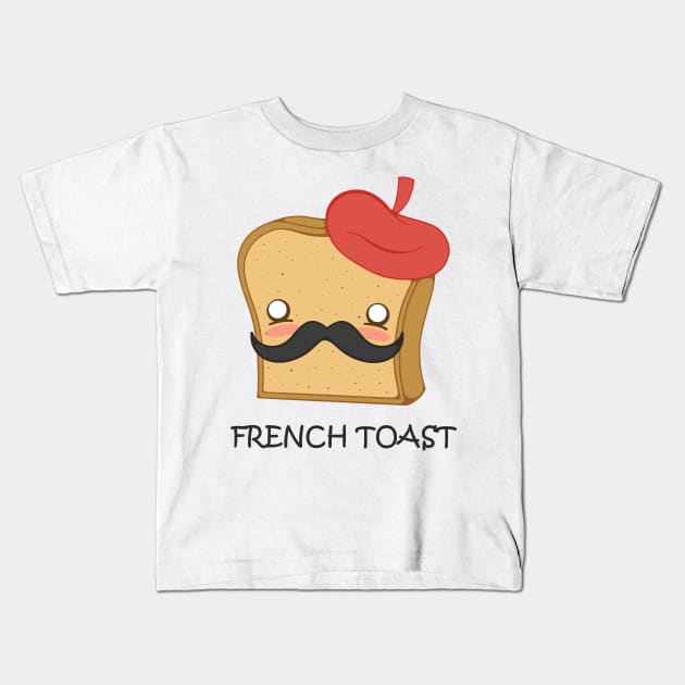 French Toast 2 Kids T-Shirt by TASCHE